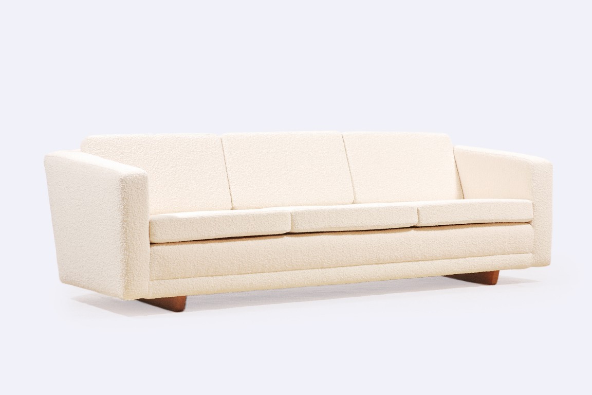 borge mogensen sofa 205 wool danish scandinavian 1950 1960