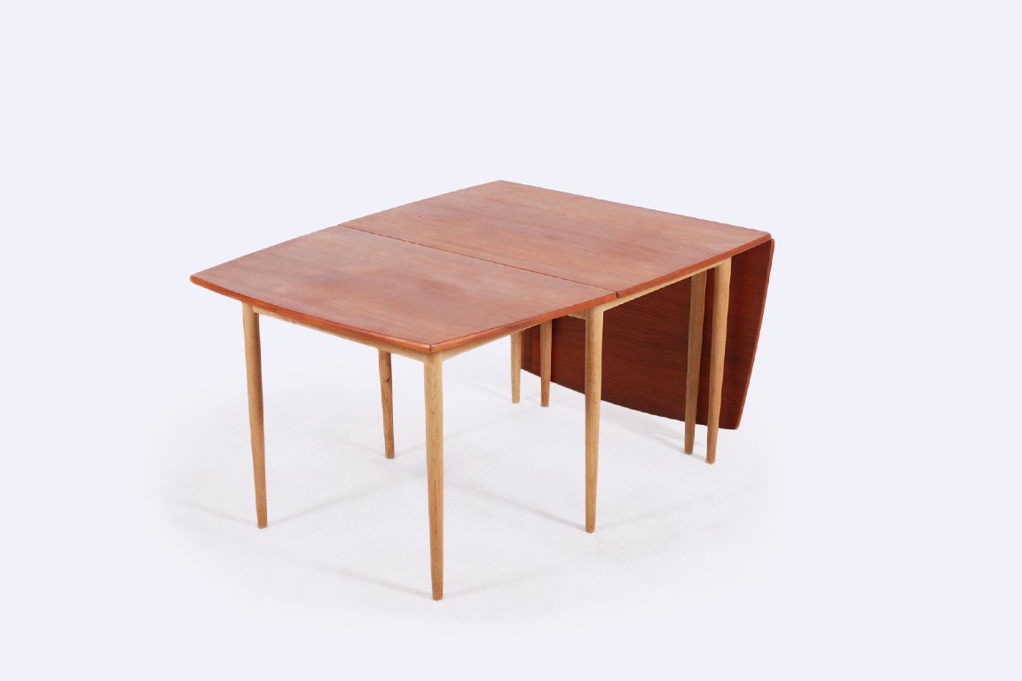 hans wegner table manger teck chêne andreas tuck danois 1960