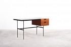 pierre paulin desk cm141 thonet france mahogany vintage 1954