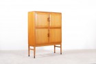 axel larsson cabinet buffet acajou laiton bodafors 1940 1950