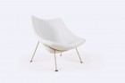 pierre paulin oyster f157 fauteuil tissu vintage 1960 1964