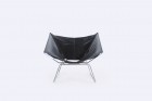 pierre paulin polak ap-14 anneau chair cuir noir 273 1954