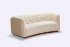 fritz hansen sofa 1668 danish design wool 1940 1950 curved