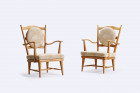 armchairs danish scandinavian design beech fritz hansen 1940