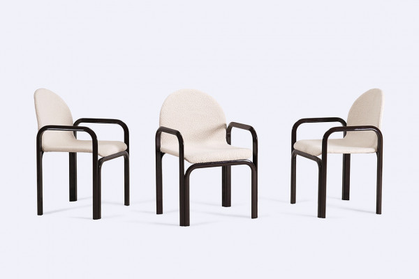 gae aulenti knoll fauteuil orsay laine italie design 1970