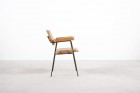 pierre paulin fauteuil cm197 thonet france cuir vintage 1958