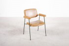 pierre paulin armchair cm197 thonet leather french 1958