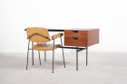 pierre paulin desk cm141 thonet france mahogany vintage 1954