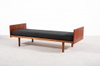 daybed scandinavian teak oak vintage sofa danish 1950 1960