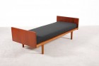 daybed scandinavian teak oak vintage sofa danish 1950 1960