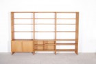 hans wegner oak bookcase ry mobler ry-100 vintage 1960 1961