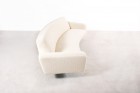 illum wikkelso sofa curved wool vintage danish 1950 1960