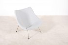 pierre paulin oyster f157 fauteuil tissu vintage 1960 1964