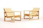 borge mogensen 2256 armchairs oak frederica stolefabrik 1950