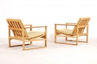 borge mogensen 2256 armchairs oak frederica stolefabrik 1950