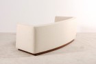 fritz hansen three seat sofa wool white 1930 1940 retro