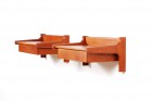 borge mogensen soborg mobelfabrik teak table shelves wall