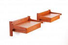 borge mogensen soborg mobelfabrik teak table shelves wall