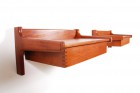 borge mogensen soborg mobelfabrik teak table shelves wall