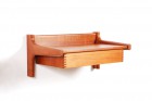 borge mogensen soborg mobelfabrik teak table shelves wall