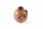 arne bang vase pot ceramic design deco brown 52 1950