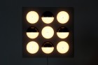 paul talman on off wall lamp balls fifty design 1960 vintage