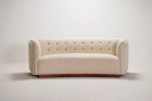 fritz hansen sofa 1668 danish design wool 1940 1950 curved