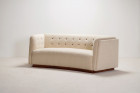 fritz hansen sofa 1668 danish design wool 1940 1950 curved