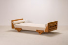 guillerme chambron votre maison oak daybed settee sofa 1960