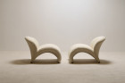 pierre paulin artifort chair le chat 574 cat wool white 1960