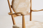 armchairs danish scandinavian design beech fritz hansen 1940